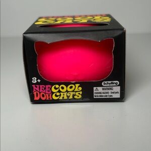 NeeDoh Cool Cats Fidget Squishy Toy - Pink
